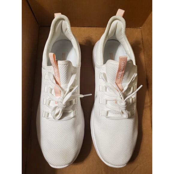 Aleader Womens Energycloud White Pink Size 10 Lace Up Casual Athletic Shoes - Picture 3 of 5